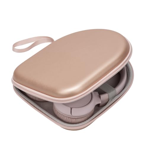 Ginsco Slim Headphone Case for On-Ear Bluetooth Headphones, Rose Gold - color: Rose Gold, size: On-Ear