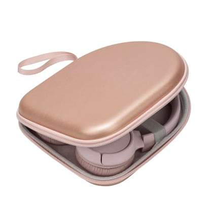 Ginsco Slim Headphone Case for On-Ear Bluetooth Headphones, Rose Gold - color: Rose Gold, size: On-Ear