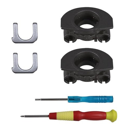 Adhiper WH-1000XM4 Hinge Swivels + U Shaped Metal Hinge Lock Grove Replacement for Sony WH-1000XM4 Headphone,Replacement Parts Accessories Hinge Spins(Black) - color: Black