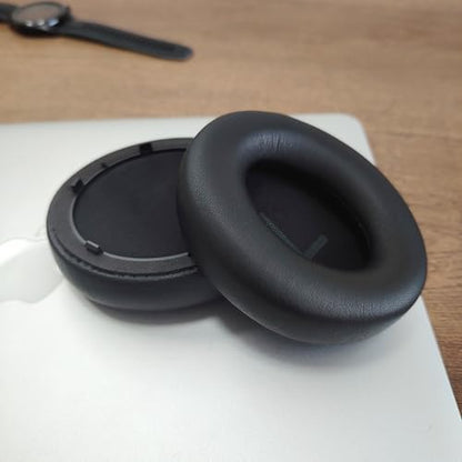 Earpads and Headband Replacement Compatible with Anker Soundcore Space Q45 Bluetooth Wireless Over-Ear Headphone Ear Pads with Softer Protein Leather/Memory Foam