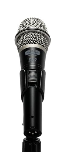 CAD Audio D27 Supercardioid Handheld Dynamic Microphone – QuietTouch On/Off Switch, Neodymium Capsule, Metal Construction