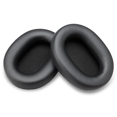 AHG Accessory House Global Premium Replacement Ear Pads Compatible with Sony WH-CH720N / WH-CH710N Headphones Premium Protein Leather Ear Cushions, Easy DIY Fit, Soft High-Density Foam (Black) - color: Black