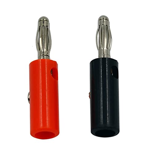10Pcs Audio Speaker Wire Cable Banana Speaker Wire Cable Screw Plugs Connectors 4mm