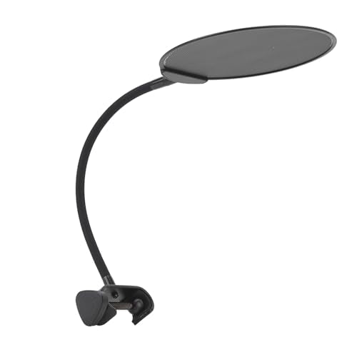 Tbest Microphone Dual Layer Wind Screen Aluminum Alloy