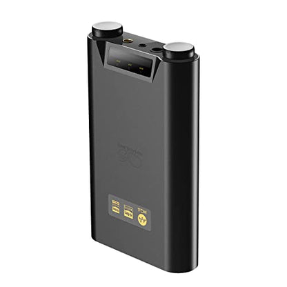 SHANLING H7 Desktop DAC/Headphone Amplifier,Balanced Portable HiFi Music Player,AK4191EQ+AK4499EX DAC,768kHz/32bit DSD512,MQA Full Decoder,3.5/4.4/6.35mm,Optical/USB/Coaxial/Bluetooth 5.0 (Black) - color: Black