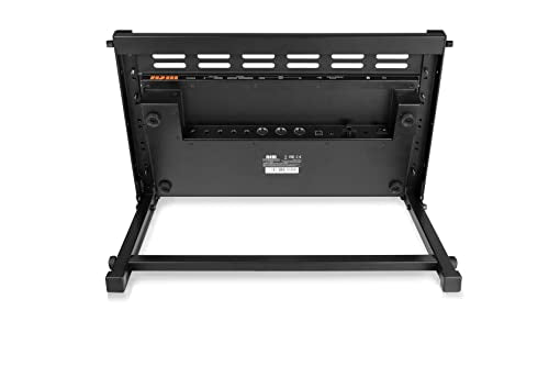 Gator Frameworks Angled Metal Desktop Rack Stand with Non-Slip Rubber Feet, 6U Rack Space (GFW-DESKTOPRK-06U) - size: 6 Rack Space