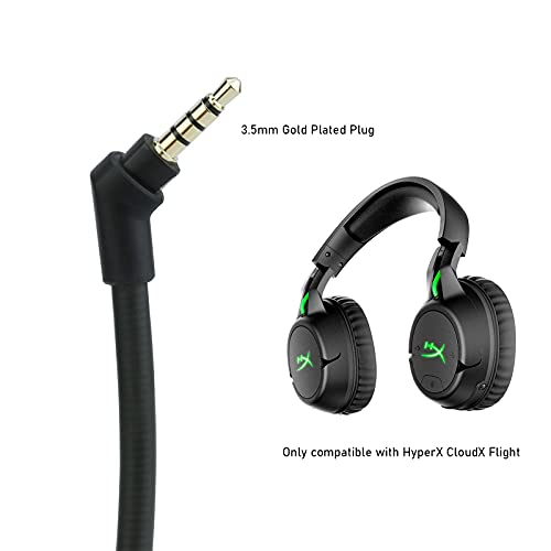 LEFXMOPHY Mic Replacement for HyperX Cloud Flight/Flight S/CloudX Flight – Wireless Gaming Headset 3.5mm Detachable Microphone Piece, Accessory on Xbox One and Xbox