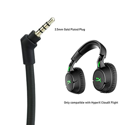 LEFXMOPHY Mic Replacement for HyperX Cloud Flight/Flight S/CloudX Flight – Wireless Gaming Headset 3.5mm Detachable Microphone Piece, Accessory on Xbox One and Xbox