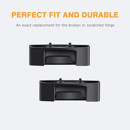 Studio 3 Replacement Hinge as Same as the OEM Accessories Parts Durable Repair Kit Compatible with Beats by Dre Studio3 (A1914), Studio 2 Wired/Wireless, Studio Pro (A2924) Headphones (Black) - color: Black