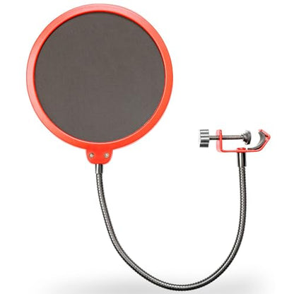 Audio-Technica Cardioid Condenser Microphone AT2035 Bundle with 2 YR CPS Enhanced Protection Pack, Metal Shock Mount, Pop Filter, Suspension Boom Scissor Arm Stand and 25ft XLR Cable