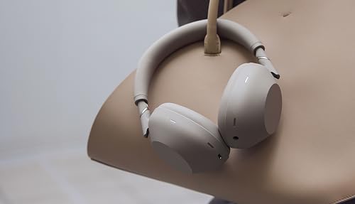 Sony WH-1000XM6 The Best Noise Cancelling Wireless Headphones, Sandstone | HD NC Processor QN3, 12 Microphones, Adaptive NC Optimizer, Mastered by Engineers, Studio-Quality, Up to 30 Hrs of Battery - color: Sandstone