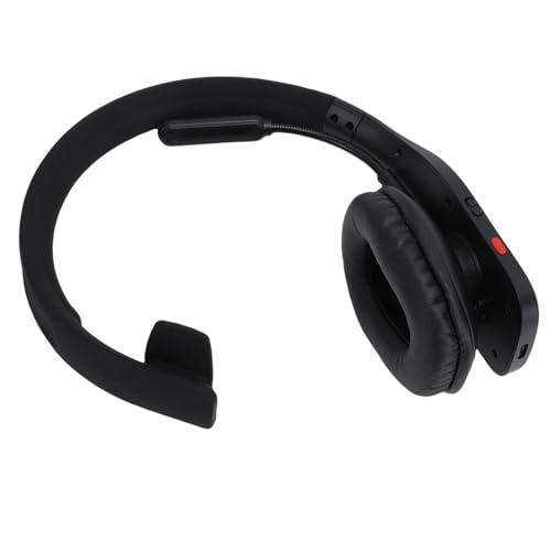 Sanpyl Trucker Bluetooth Headset Wireless Single Ear with AI Noise Canceling Mic for Truck Drivers Conference Calls