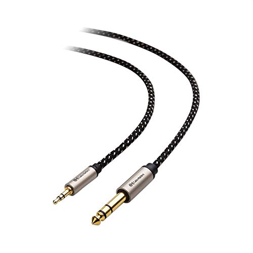 Cable Matters Braided 3.5mm to 1/4 Inch Audio Cable, 6ft - size: 6 Feet
