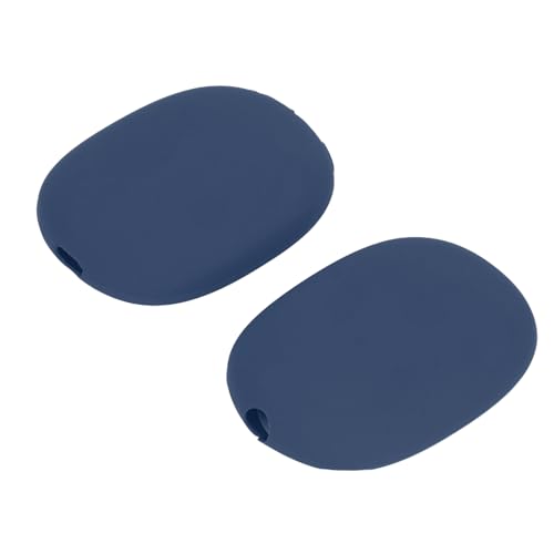Headphone Protective Cover Kit for iOS Over Ear Headset, Silicone Headband Pad Beam Cushion Earpad Ear Cup Covers Set, Replacement Protector with Precise Openings, Washable (Blue) - color: Blue