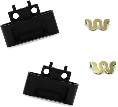 Solo 3 Hinge Replacement Metal Repair Parts for Beats Solo3/Solo2 Wireless Headphone,Durable Repair Kit Replacement Headband Metal Folding Hinge Clip Cover Pin Repair Parts Set（Matte Black+Red） - color: Matte Black+Red