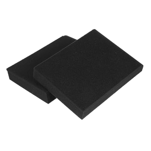 Sosoport 2Pcs Speaker Isolation Pads High Density Cushions for Improved Sound Clarity Durable Vibration Absorption Mat for Studio Monitors and Loudspeakers for