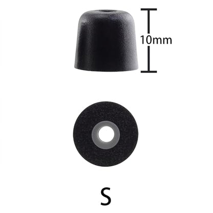 Replacement Memory Foam Ear Tips for Shure SE215 PRO SE215, Small - size: Small