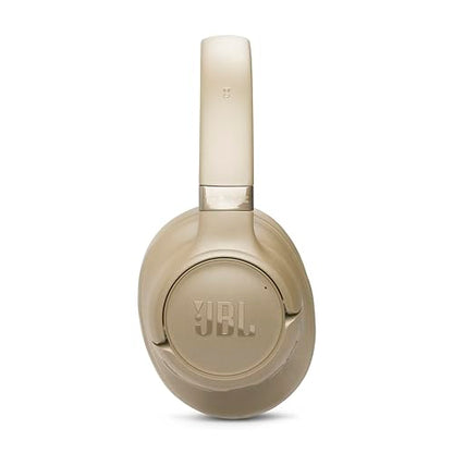 JBL Tune 780NC - Wireless Over-Ear Adaptive Noise Cancelling Headphones with Powerful Hi-Res JBL Pure Bass Sound and Spatial Sound, with Up to 76 Hours of Battery Life, Plus Speed Charge (Beige) - color: Beige