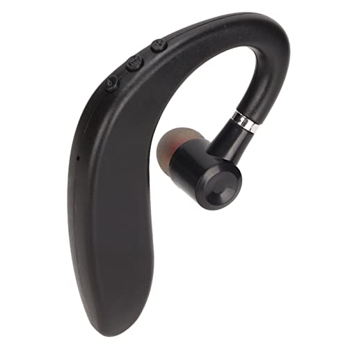 Dpofirs Bluetooth 5.2 Single Ear Headset Ultralight Hands Free Business Earphone with Dual Noise Reduction, Ergonomic Ear Hook, 25H Talk Time, IPX6 for Sport Driving Office