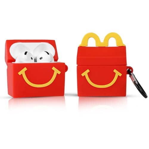 (2Pack+Cleaner Pen) XMBYGY Case for Apple AirPods 4th Generation Earbuds with Cleaning Pen Kit, Silicone Cute Charging Case Shockproof Protective Cover and Carabiner for AirPods 4 (REM+FSL) - color: REM+FSL