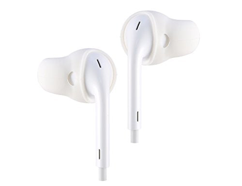 ACOUS Design Purest Earbuds Covers Anti-Slip Sport Covers Compatible with Apple EarPods and AirPods (White) - color: White
