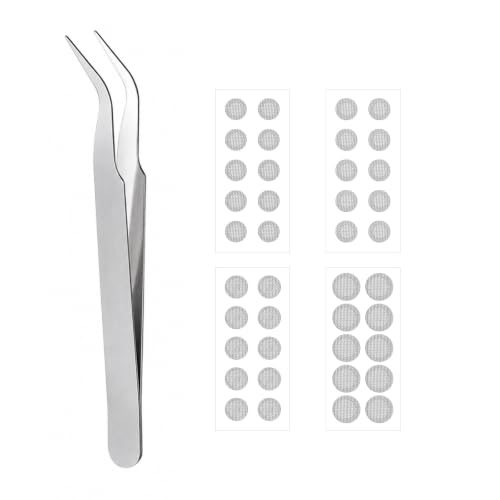 40 Pcs IEM Filter Earbuds with Screen Dust Filter Replacement Kit