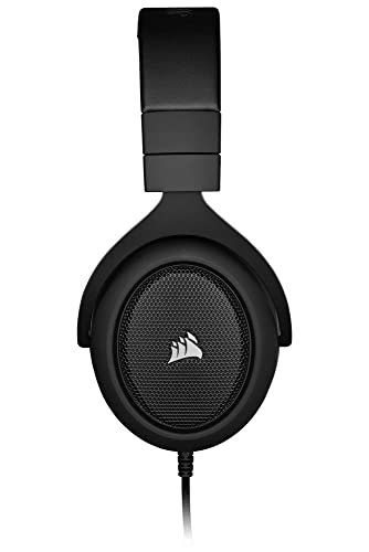 Corsair HS60 PRO - 7.1 Virtual Surround Sound Gaming Headset with USB DAC - Works with PC, Xbox Series X|S, Xbox One, PS5, PS4, and Nintendo Switch - Carbon (CA-9011213-NA)