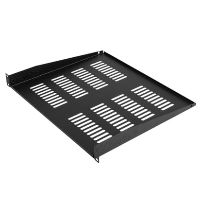 Gator Rackworks Universal Rack Mounting Vented Accessory Shelf, 1U Size - 15" Deep (GRW-SHELFVNT1) - size: 1U Rack Space - Vented