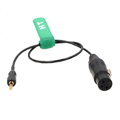 Microphone Audio Cable for Sony UWP D11 D21 Sennheiser SK500 G4 Transmitter XLR 3 Pin Female to Locking 3.5mm 1/8" TRS 20" - color: XLR3F to 1/8", size: 50cm