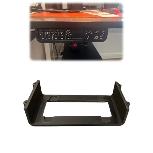 Under Desk Mount Compatible with Motu M2 & M6, Audio Interface Holder, Black