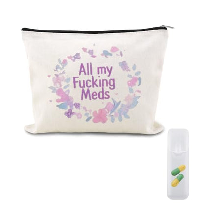 Funny Patient Medical Bag Gift Small Travel Drug Organizer Camping Medicine Bag Pouch Doctor Nurse Technician Pharmacy Gag Gift Practitioner Novelty Gifts for Physician Pharmacist Makeup Cosmetic Bags - color: Funny Patient Medical Bag Gift