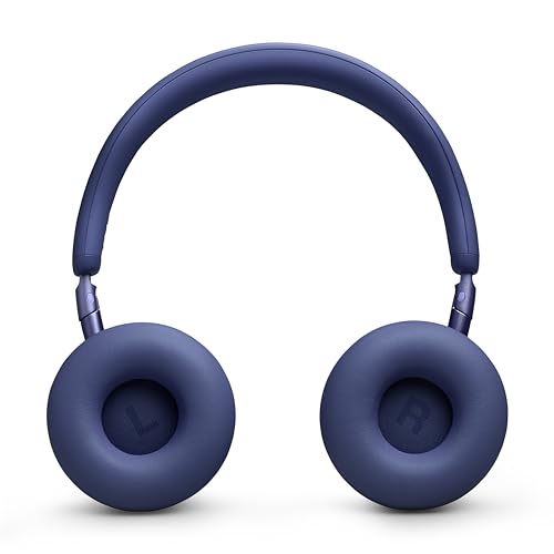 JBL Live 680NC - Noise Cancelling Headphones - Blue | JBL Signature Sound with Hi-Res Audio wired and wireless, True Adaptive Noise Cancelling 20, real time calibration - color: Blue