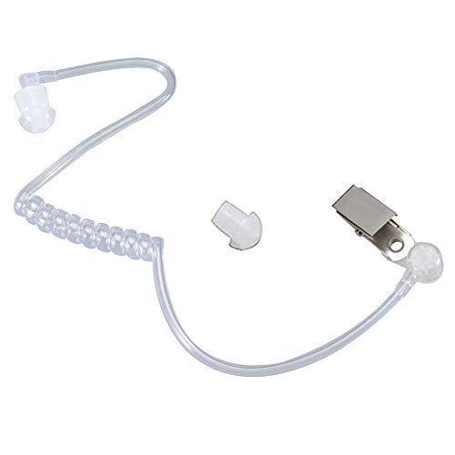 Radio Earpieces Replacement Acoustic Coil Tube for Motorola Baofeng Kenwood Walkie Talkie Earpieces and Two Way Radios Headset (10 Packs)
