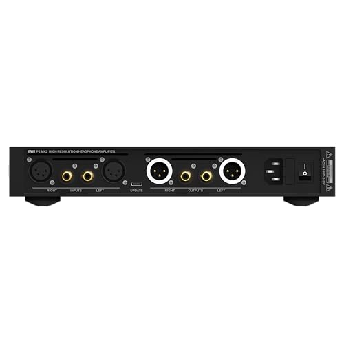 SMSL V.M.V P2 MK2 (Upgraded) Hi-Res Headphone Amplifier,Full Balanced, 99-piece Op-Amp Parallel Matrix, SNR 135dB, THD+N 0.00006%, Hi-End Preamp High Output Power 16Ω/14W, 32Ω/8W, with USB Port