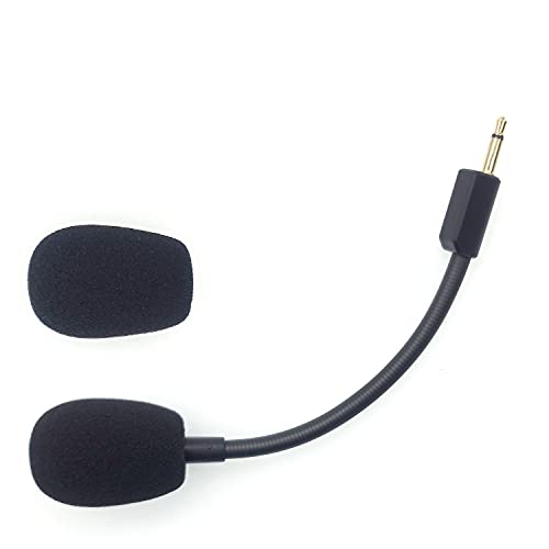 Mic Replacement Fits for Razer BlackShark V2,V2 Pro,V2 SE Wireless Gaming Headsets, Noise Cancelling 3.5mm Jack Boom BlackShark PC Game Sound Microphone Set with 2 Pcs Foam Covers - size: BlackShark V2,V2 Pro(2020 Edition),V2