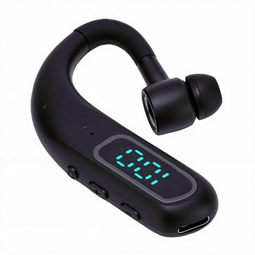 MAVIS LAVEN Bluetooth Business Earbud, ABS Wireless Bluetooth 6.0 Headphone with Noise Canceling Microphone, 180mAh Battery, 1.5 Hour Charging for Calls Gaming Streaming