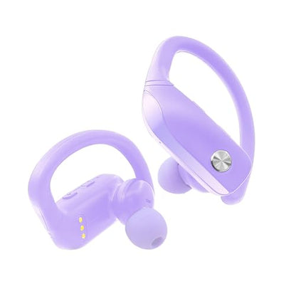 Klowcok Silicone Eartips Replacement for bmani T16 / bmanl T16 Earbuds | 9 Pairs, S/M/L, Purple
