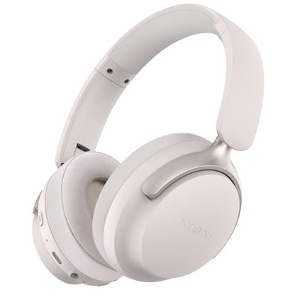 B8 Bluetooth Headphones Over Ear, 6 EQ Music Modes and 50H Playtime Deep Bass Wireless Headphones with Mic, Lightweight Folding HiFi Stereo Headset for iPad/Travel/Tablet/PC/Home Grey - color: Grey