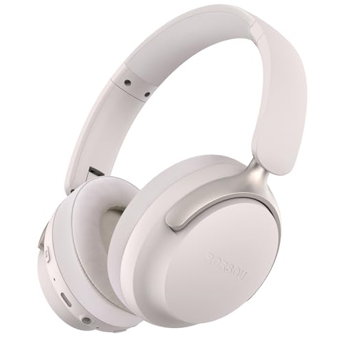 B8 Bluetooth Headphones Over Ear, 6 EQ Music Modes and 50H Playtime Deep Bass Wireless Headphones with Mic, Lightweight Folding HiFi Stereo Headset for iPad/Travel/Tablet/PC/Home Grey - color: Grey