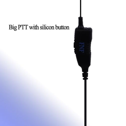 Swivel C-Shape Style Earpiece with PTT Compatible for Kenwood NX-1200 NX-1300 NX-P1200 NX-P1300 NX-3220