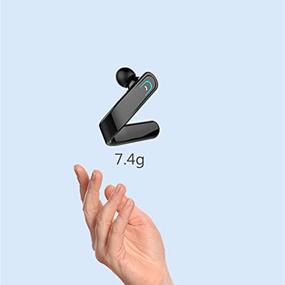 Uigsas Bluetooth Headset, Wireless Bluetooth Earpiece Handsfree Earphones with Microphone Headset 15hrs Working for Laptop Cell Phones Computer Trucker Driver