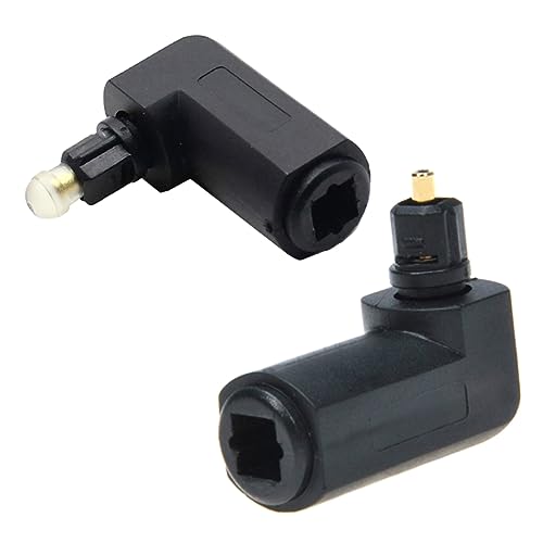 5pcs Fiber Optic Connector UPC Female to Male Right Angle Audio Adapter Audio Adaptor