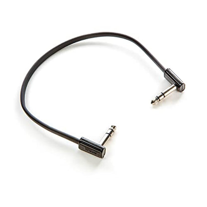 Jim Dunlop, 1/4-Inch Right Angle MXR Ribbon TRS Patch Cable 1 ft|0.3 m (DCISTR1RR) - size: 12 inches