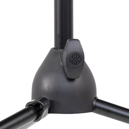 Shure by Gator Deluxe Tripod Mic Stand with Pistol Grip One-Handed Clutch; (SH-TRIPODSTANDDX) - style: Deluxe Clutch