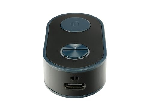 iFi UP Travel - Portable HI-FI Bluetooth 5.2 Transmitter and Receiver - Supports Dual Headphone Pairing - 3.5mm AUX Wireless Audio Transmitter for Use in Cars, Airplanes, or While Traveling