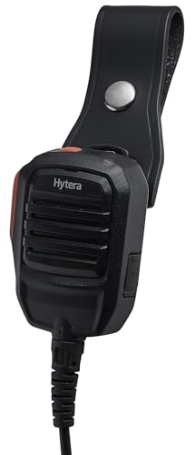 JAY-PEE Two-Way Radio Microphone Holder Epaulet Shoulder Leather Mic Clip | Slot for First Responder Uniforms. Chrome Snap. Cases. From JAY-PEE - color: chrome