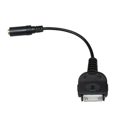 AUX Cable for iPod 30pin Male to 3.5mm Female Stereo with 10cm Long Cable