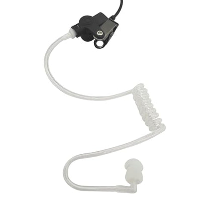 2-Pack Replacement Acoustic Coil Tube for Baofeng Motorola Kenwood Retevis Midland Two Way Radios Walkie Talkie Earpiece Headset Secret Spy Game Earpiece