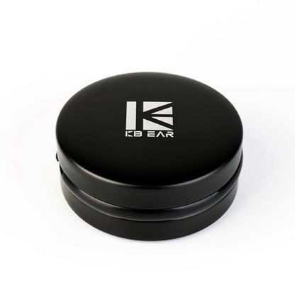 KBEAR BP06 IEMs Case, Portable Aluminum Alloy Earbuds Case, Hard Protective Travel Carrying in Ear Monitors Box for KZ ZS10 PRO, ZS12 PRO 2, ZAR, ZAS, ZA12, Castor, AS16-PRO, Zax, CCZ Melody (Black)