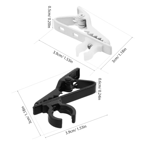 10 Pack Lavalier Mic Clips Replacement Universal Microphone Clip Holder for Lapel Microphones Secure Grip for Interviews Presentations Live Streaming Easy Attach and Detach